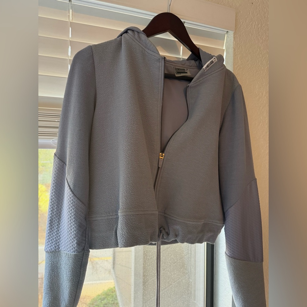 Gymshark Slate Gray/Blue Bomber Jacket